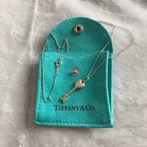Tiffany & Co. key pendant necklace